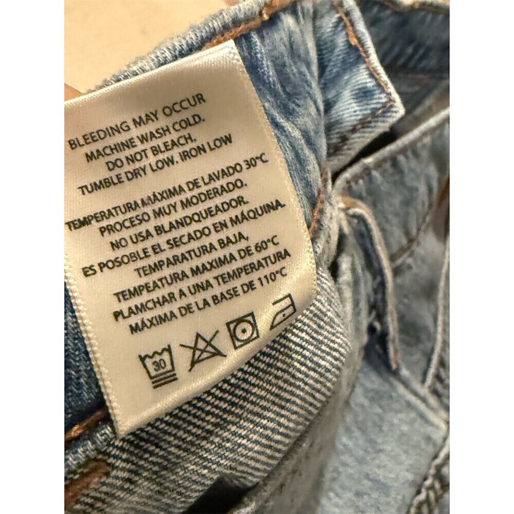 Hidden Jeans Womens Size 30 Light Wash Distressed Carpenter Cro - Picture 13 of 13